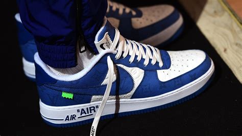 blue lv air force 1|virgil abloh air force 1 low.